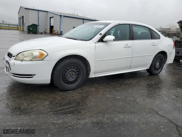2011 Chevrolet Impala Police Police with VIN 2G1WD5EM2B1255112, listed as a Copart auction lot 84091244 with 154,885 mi miles and Clean Title. Bid and sale history available at carsss.com. Image 1.