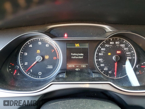 2013 Audi A4 Prestige with VIN WAUMFAFL2DN045843, listed as a Copart auction lot 69227774 with 145,776 mi miles and Salvage Title. Bid and sale history available at carsss.com. Image 9.