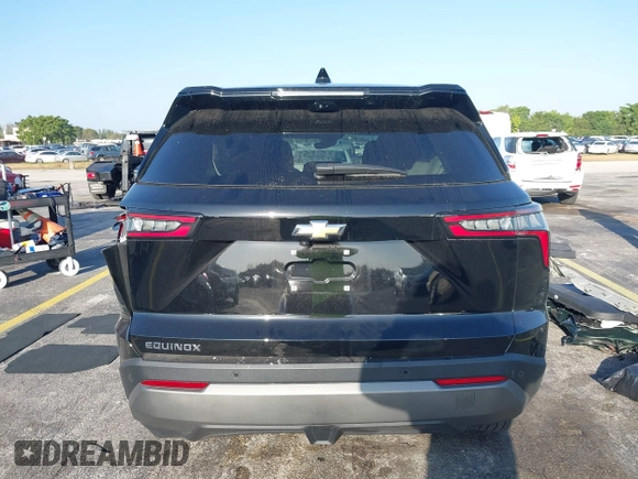 2025 Chevrolet Equinox FWD LT with VIN 3GNAXHEG1SL140298, listed as a IAAI auction lot 41801742 with 3,640 mi miles and . Bid and sale history available at DreamBid. Image 15.