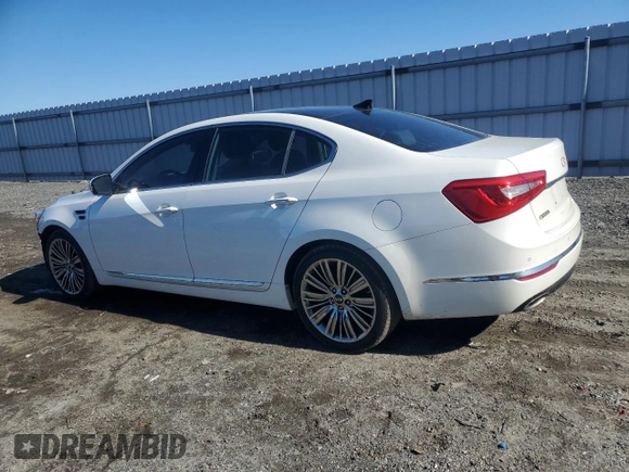 2015 Kia Cadenza Premium with VIN KNALN4D74F5192626, listed as a Copart auction lot 44785085 with 82,313 mi miles and Salvage Title. Bid and sale history available at carsss.com. Image 2.
