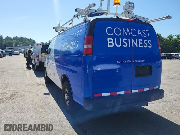 2015 Chevrolet Express Cargo with VIN 1GCWGFCF2F1163079, listed as a IAAI auction lot 42832363 with 183,774 mi miles and . Bid and sale history available at DreamBid. Image 52.