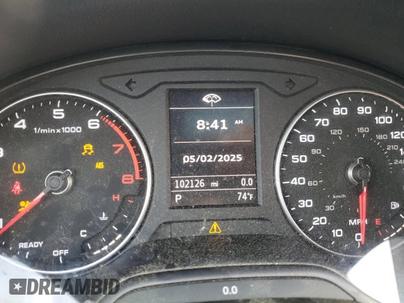 2017 Audi A3 Premium with VIN WAUAUGFFXH1026184, listed as a Copart auction lot 56656595 with 102,126 mi miles and Salvage title. Bid and sale history available at DreamBid. Image 9.