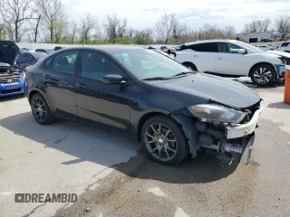 2013 Dodge Dart Rallye with VIN 1C3CDFBA3DD155056, listed as a Copart auction lot 52213975 with 186,941 mi miles and Salvage Title. Bid and sale history available at carsss.com. Image 4.