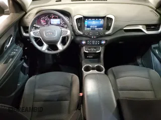 2023 GMC Terrain SLE with VIN 3GKALTEG4PL125913, listed as a Copart auction lot 57597685 with 53,450 mi miles and Salvage title. Bid and sale history available at DreamBid. Image 8.