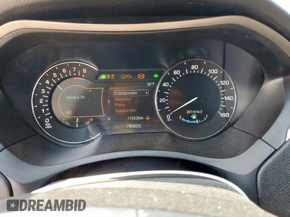 2018 Lincoln MKZ Reserve with VIN 3LN6L5E98JR627323, listed as a Copart auction lot 58080145 with 115,426 mi miles and Salvage title. Bid and sale history available at DreamBid. Image 9.