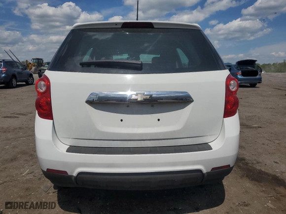 2014 Chevrolet Equinox LS with VIN 2GNFLEEK3E6227200, listed as a Copart auction lot 54310165 with 117,408 mi miles and Clean Title. Bid and sale history available at carsss.com. Image 6.