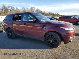 2016 Land Rover Range Rover Sport Dynamic with VIN SALWR2EFXGA103495, listed as a Copart auction lot 45791325 with 96,064 mi miles and Non Repairable. Bid and sale history available at DreamBid. Image 4.