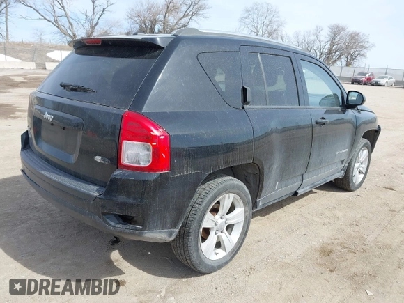 2012 Jeep Compass Latitude with VIN 1C4NJDEB9CD650835, listed as a IAAI auction lot 41751411 with 133,944 mi miles. Bid and sale history available at carsss.com. Image 4.