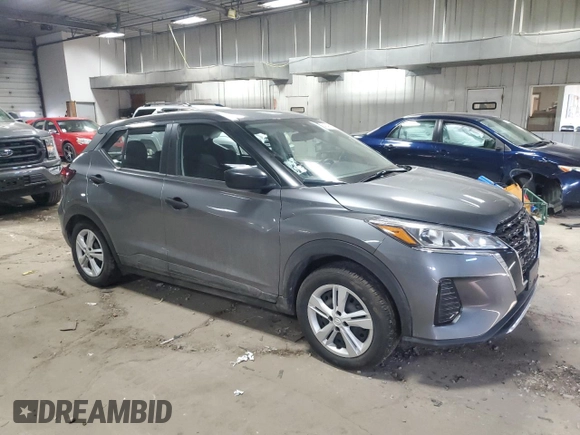 2023 Nissan Kicks S with VIN 3N1CP5BV0PL528555, listed as a Copart auction lot 47492755 with 38,855 mi miles and Salvage Title. Bid and sale history available at DreamBid. Image 4.