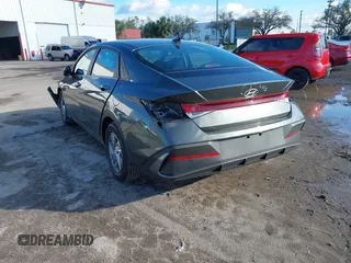2024 Hyundai Elantra SE with VIN KMHLL4DG9RU723012, listed as a IAAI auction lot 41666819 with 6,374 mi miles and . Bid and sale history available at DreamBid. Image 3.