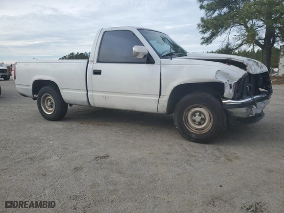 1993 Chevrolet C/K 1500 with VIN 1GCDC14Z7PZ181448, listed as a Copart auction lot 45549765 with 329,855 mi miles and Salvage Title. Bid and sale history available at carsss.com. Image 4.