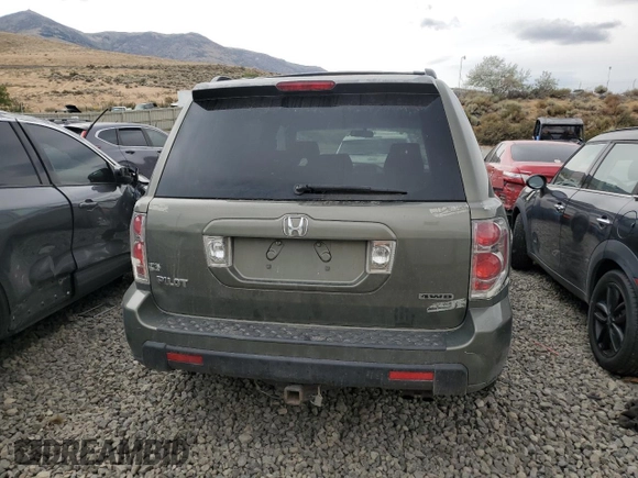 2007 Honda Pilot EX with VIN 2HKYF18417H505105, listed as a Copart auction lot 67952434 with 305,589 mi miles and Salvage Title. Bid and sale history available at DreamBid. Image 6.