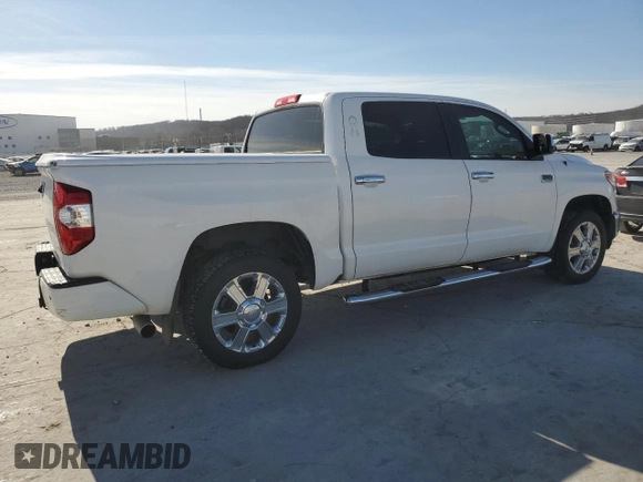 2015 Toyota Tundra 4WD Truck Platinum with VIN 5TFAW5F17FX486418, listed as a Copart auction lot 42779925 with 124,393 mi miles and Salvage Title. Bid and sale history available at carsss.com. Image 3.