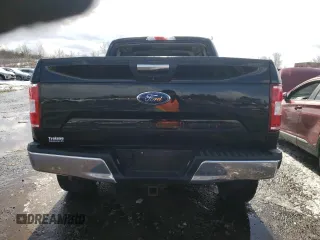 2018 Ford F-150 XL with VIN 1FTEW1E54JFB74361, listed as a Copart auction lot 45293295 with 153,456 mi miles and Salvage Title. Bid and sale history available at carsss.com. Image 6.