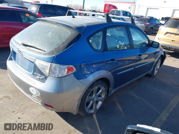 2008 Subaru Impreza Outback Special Sports with VIN JF1GH63688G802122, listed as a IAAI auction lot 41348160 with 194,765 mi miles and . Bid and sale history available at DreamBid. Image 4.