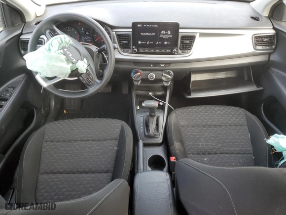 2022 Kia Rio S with VIN 3KPA24AD1NE444557, listed as a Copart auction lot 46152805 with 22,498 mi miles and Salvage Title. Bid and sale history available at carsss.com. Image 8.