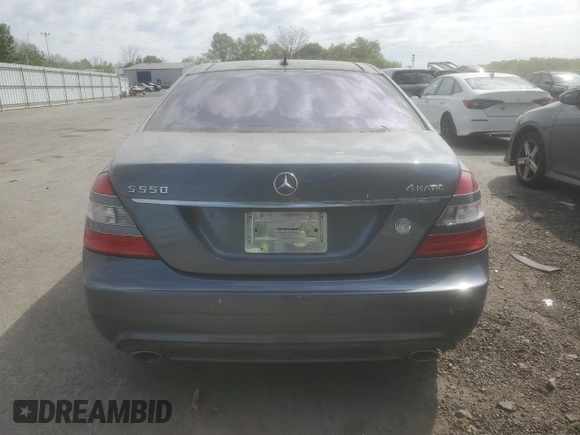 2009 Mercedes-Benz S 550 with VIN WDDNG86X49A273010, listed as a Copart auction lot 55016455 with 127,046 mi miles and Clean Title. Bid and sale history available at DreamBid. Image 6.
