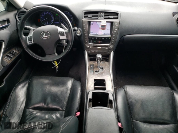 2011 Lexus IS 250 with VIN JTHCF5C27B5051554, listed as a Copart auction lot 56521425 with 133,661 mi miles and Salvage title. Bid and sale history available at DreamBid. Image 8.