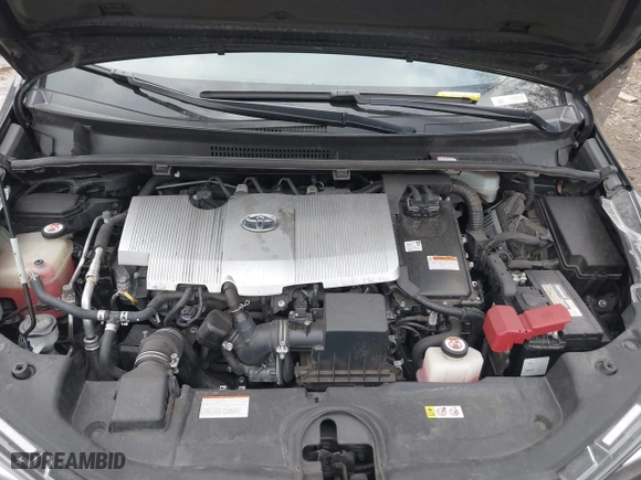 2019 Toyota Prius L Eco with VIN JTDKARFU2K3075952, listed as a IAAI auction lot 41686956 with 81,000 mi miles. Bid and sale history available at carsss.com. Image 10.