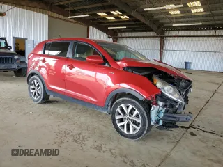 2015 Kia Sportage LX with VIN KNDPBCAC0F7674152, listed as a Copart auction lot 54567815 with 163,419 mi miles and Salvage Title. Bid and sale history available at carsss.com. Image 4.
