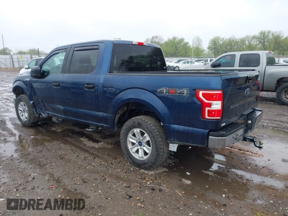 2018 Ford F-150 XL with VIN 1FTEW1E57JFD02530, listed as a IAAI auction lot 42152385 with 81,230 mi miles and . Bid and sale history available at DreamBid. Image 3.
