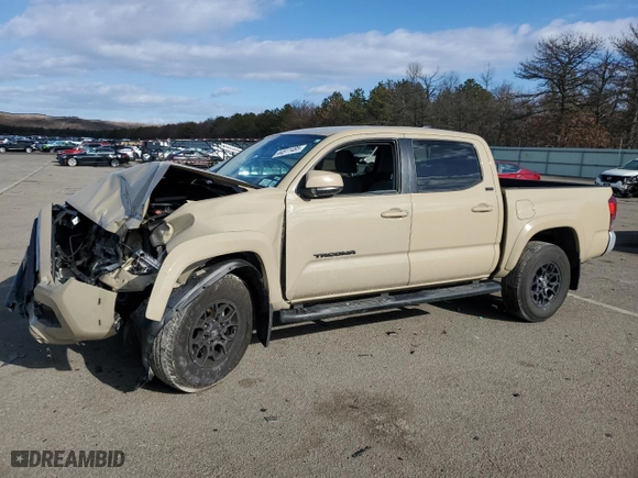 2020 Toyota Tacoma 4WD SR5 with VIN 3TMCZ5AN8LM327080, listed as a Copart auction lot 44511485 with 100,017 mi miles and Salvage Title. Bid and sale history available at carsss.com. Image 1.