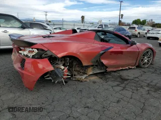 2021 Chevrolet Corvette 2LT with VIN 1G1YB3D43M5113843, listed as a Copart auction lot 41469765 with 0 mi miles and Salvage Title. Bid and sale history available at carsss.com. Image 3.