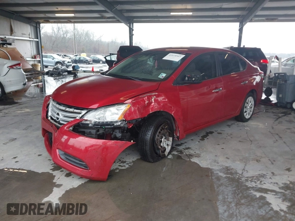 2013 Nissan Sentra SV with VIN 3N1AB7AP3DL777464, listed as a IAAI auction lot 41618961 with 89,886 mi miles. Bid and sale history available at carsss.com. Image 17.