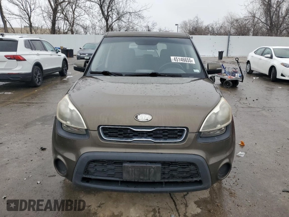 2012 Kia Soul + with VIN KNDJT2A63C7480654, listed as a Copart auction lot 45146655 with 14,293 mi miles and Salvage Title. Bid and sale history available at carsss.com. Image 5.