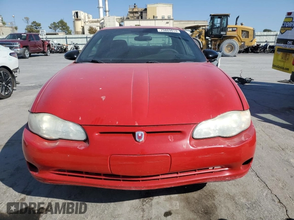 2004 Chevrolet Monte Carlo LS with VIN 2G1WW12E549378004, listed as a Copart auction lot 75869014 with 199,818 mi miles and Salvage Title. Bid and sale history available at carsss.com. Image 5.