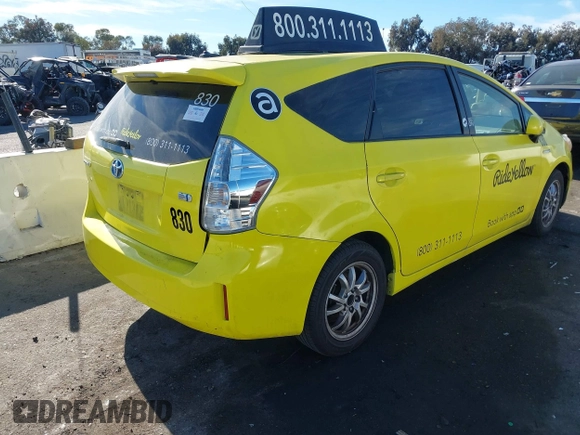 2013 Toyota Prius Two with VIN JTDZN3EUXD3223866, listed as a IAAI auction lot 41230906 with 291,768 mi miles and . Bid and sale history available at carsss.com. Image 4.