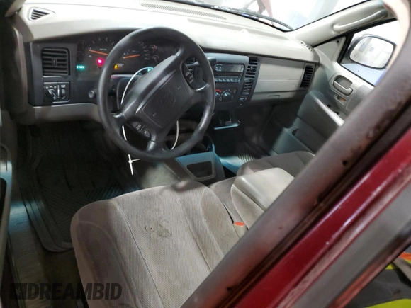 2001 Dodge Dakota Sport with VIN 1B7GG22N31S267864, listed as a Copart auction lot 45708245 with 107,522 mi miles and Salvage Title. Bid and sale history available at carsss.com. Image 8.