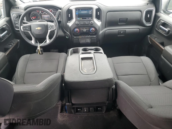 2022 Chevrolet Silverado 1500 LT with VIN 1GCUYDED3NZ155464, listed as a Copart auction lot 45706765 with 45,565 mi miles and Salvage Title. Bid and sale history available at DreamBid. Image 8.