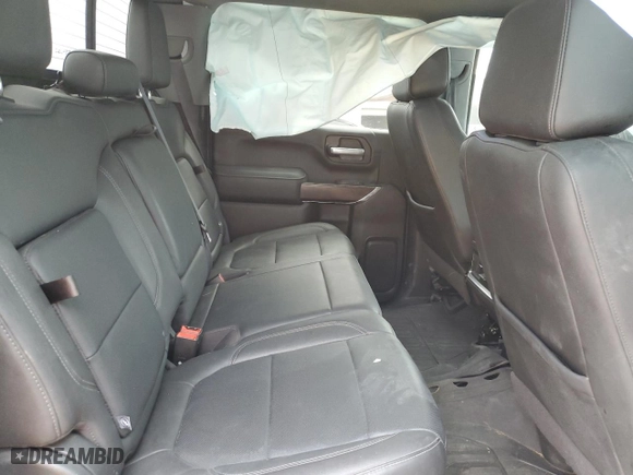 2021 GMC Sierra 1500 SLT with VIN 3GTU9DET2MG283410, listed as a Copart auction lot 87686155 with 96,020 mi miles and Salvage Title. Bid and sale history available at carsss.com. Image 10.