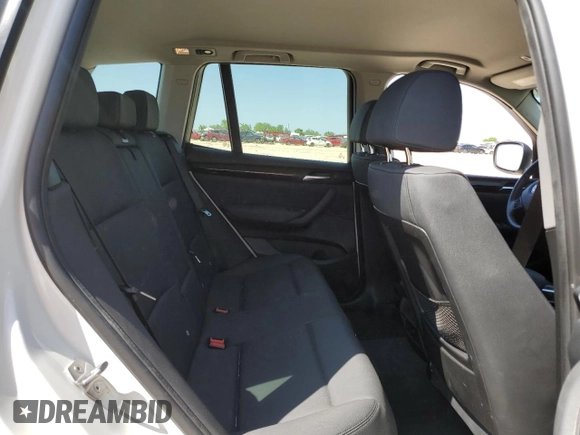 2014 BMW X3 xDrive28i with VIN 5UXWX9C56E0D37539, listed as a Copart auction lot 52455925 with 122,040 mi miles and Salvage Title. Bid and sale history available at DreamBid. Image 12.