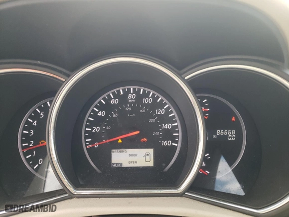 2011 Nissan Murano CrossCabriolet with VIN JN8AZ1FY8BW001673, listed as a Copart auction lot 46757285 with 86,668 mi miles and Clean Title. Bid and sale history available at carsss.com. Image 9.