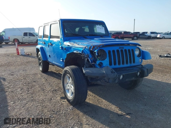 2014 Jeep Wrangler Unlimited Sahara with VIN 1C4HJWEG1EL188445, listed as a IAAI auction lot 42742737 with 79,948 mi miles and . Bid and sale history available at DreamBid. Image 1.