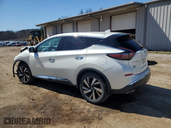 2022 Nissan Murano SL with VIN 5N1AZ2CJ9NC111710, listed as a Copart auction lot 48725715 with 11,992 mi miles and Salvage Title. Bid and sale history available at carsss.com. Image 2.