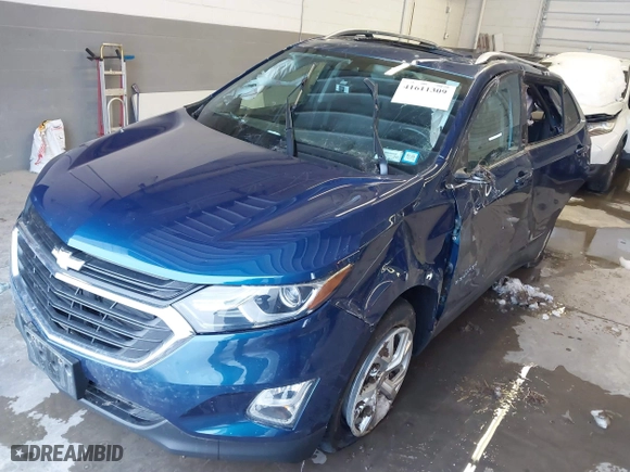 2020 Chevrolet Equinox LT with VIN 3GNAXVEXXLL161540, listed as a IAAI auction lot 41611309 with 67,784 mi miles. Bid and sale history available at carsss.com. Image 2.