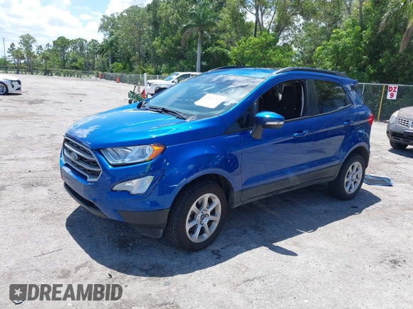 2021 Ford EcoSport SE with VIN MAJ6S3GL5MC451215, listed as a IAAI auction lot 42531927 with 50,985 mi miles and . Bid and sale history available at DreamBid. Image 17.