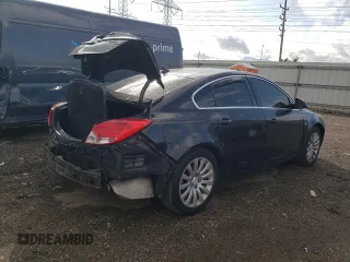 2011 Buick Regal CXL RL1 with VIN W04GN5EC6B1119355, listed as a Copart auction lot 86077554 with 0 mi miles and Salvage Title. Bid and sale history available at carsss.com. Image 3.