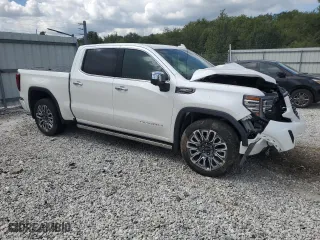 2023 GMC Sierra 1500 Denali Ultimate with VIN 1GTUUHEL2PZ255892, listed as a Copart auction lot 71792964 with 23,494 mi miles and Salvage Title. Bid and sale history available at carsss.com. Image 4.