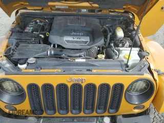 2014 Jeep Wrangler Unlimited Sahara with VIN 1C4BJWEG1EL226066, listed as a Copart auction lot 54003045 with 109,953 mi miles and Clean Title. Bid and sale history available at carsss.com. Image 12.