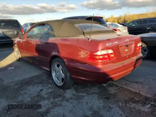 2001 Mercedes-Benz CLK 320/430 with VIN WDBLK70G11T071462, listed as a Copart auction lot 79171794 with 57,024 mi miles and Salvage Title. Bid and sale history available at DreamBid. Image 2.