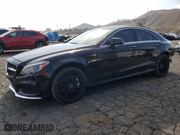 2016 Mercedes-Benz CLS-Class CLS 550 with VIN WDDLJ7DB0GA177690, listed as a Copart auction lot 42559415 with 93,789 mi miles and Salvage Title. Bid and sale history available at carsss.com. Image 1.