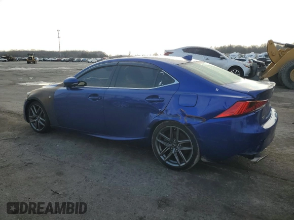 2017 Lexus IS with VIN JTHCM1D22H5024316, listed as a Copart auction lot 43528395 with 0 mi miles and Salvage Title. Bid and sale history available at carsss.com. Image 2.