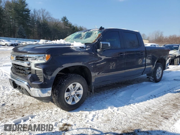 2023 Chevrolet Silverado 1500 LT with VIN 3GCUDDE81PG165217, listed as a Copart auction lot 86384424 with 37,602 mi miles and Salvage Title. Bid and sale history available at carsss.com. Image 1.