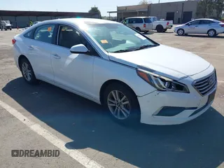 2017 Hyundai Sonata 2.4L with VIN 5NPE24AF6HH565572, listed as a IAAI auction lot 41968741 with Not Provided miles and . Bid and sale history available at carsss.com. Image 1.