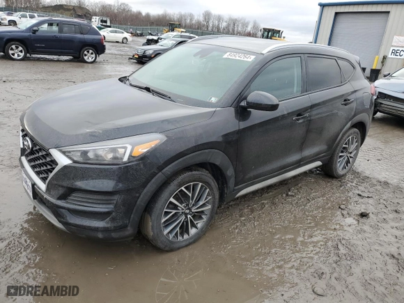 2021 Hyundai Tucson Limited with VIN KM8J3CALXMU380707, listed as a Copart auction lot 84924264 with 83,933 mi miles and Salvage Title. Bid and sale history available at carsss.com. Image 1.