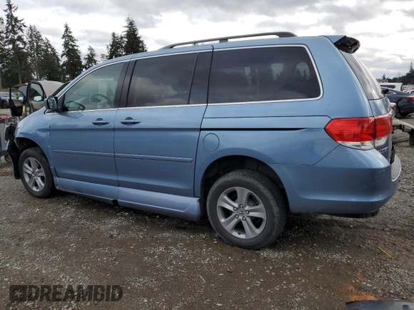 2010 Honda Odyssey Touring with VIN 5FNRL3H93AB043706, listed as a Copart auction lot 45926655 with 112,794 mi miles and Salvage Title. Bid and sale history available at carsss.com. Image 2.